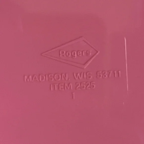 Vintage Rogers Letter Holder Organizer Pink - Picture 4 of 7